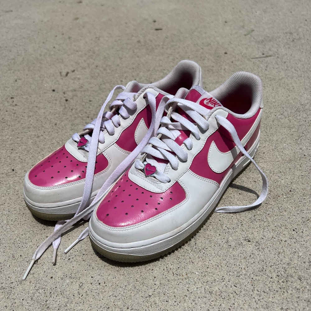 Nike Shoes Girls 2008 Nike Valentines Day Air Force One Sneakers Af1 Size 7Y